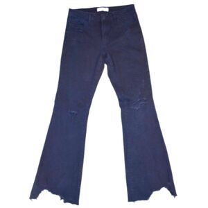 Flying Monkey Black Distressed Bell Bottom Jeans Women’s Size 28